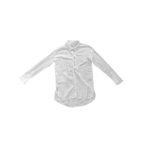 Abercrombie & Fitch Long Sleeve Button Down White Shirt Size XS - Image 2