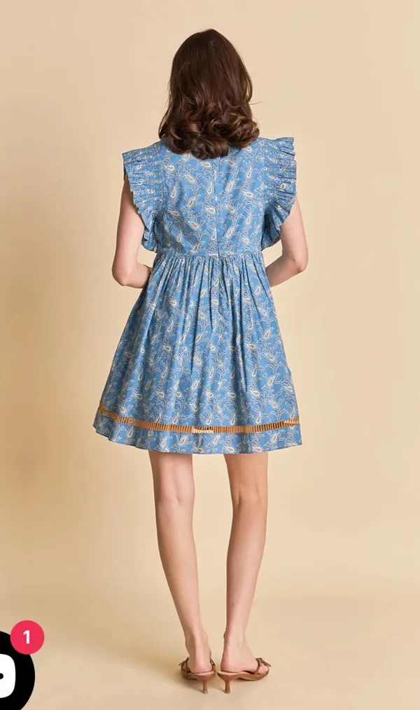 English factory mini paisley dress - Image 4