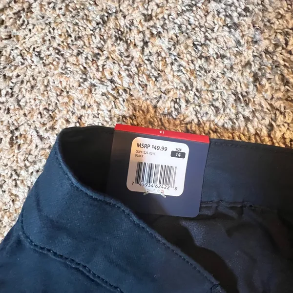Gap‎ Womens Stretch Skinny Pants Black Cotton Blend Trousers Size 14 QLP1122S - Image 4