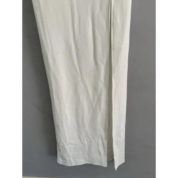 NWT Lulus White Strapless Feather Lined Maxi Dress Size XS - Image 5