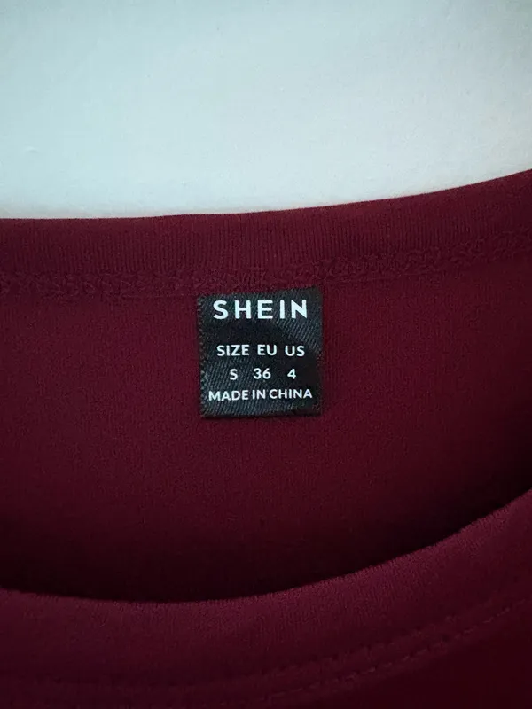 Shein Maroon Dress - Image 3