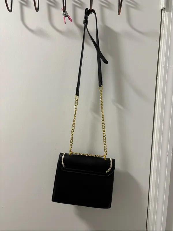 Embroidered metallic bug crossbody Black - Image 3