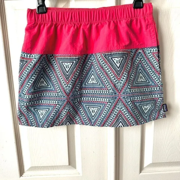 Patagonia Baggies Chevron print mini skirt - Image 3