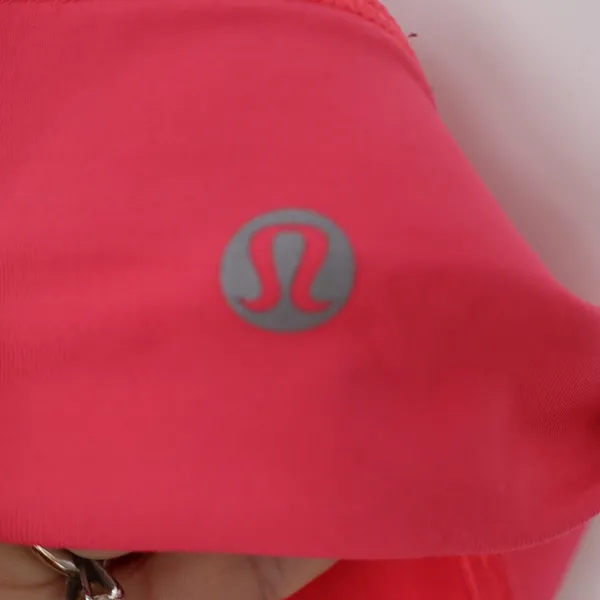 Lululemon Sports Bra Women's Free to Be Serene Longline Pink Strappy Excellent - Image 2