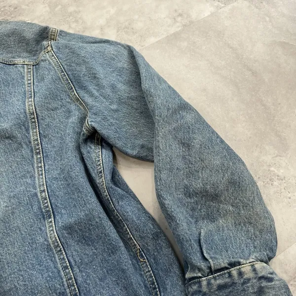 Vintage Guess Georges Marciano Denim Jean Jacket Mens Size Large 80s Big‎ Logo - Image 7