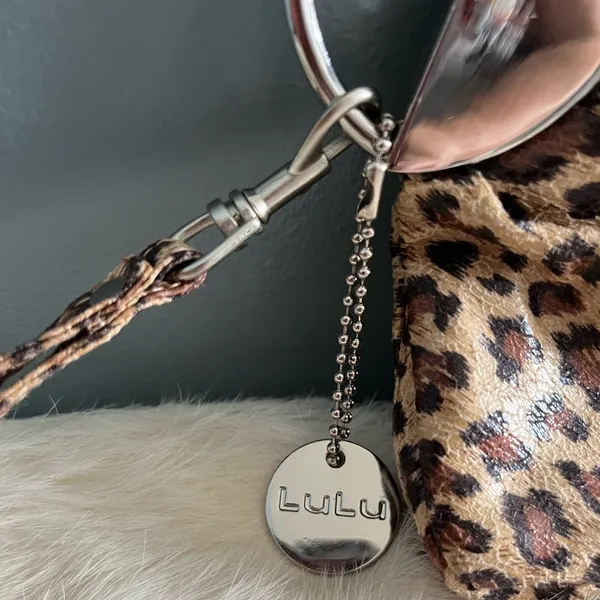Lulu Animal Print Wristlet Brown - Image 2