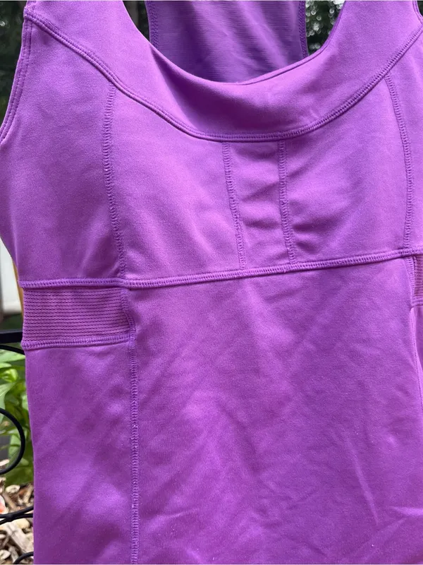 Athleta PR Racerback Tank Purple Size S Activewear Running Yoga Pilates Gym - Image 3