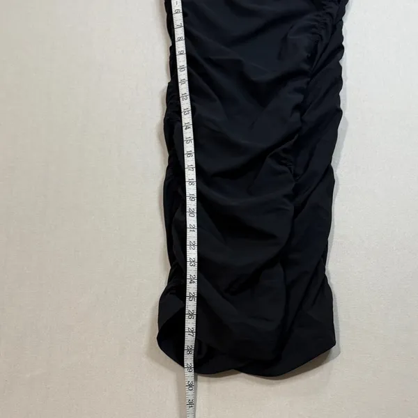 Marika Black Ruched Joggers Size L - Image 5