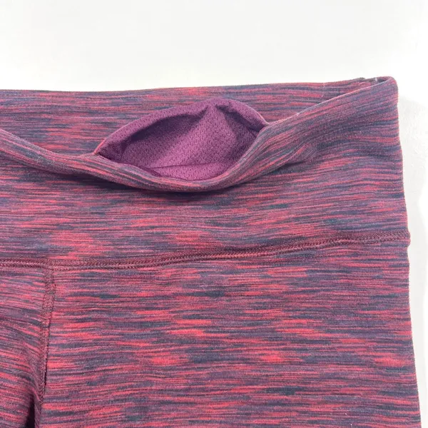 Alo Yoga Big Waves Short Small Garnet Space Dye Yoga Shorts Pilates Barre Gym - Image 3