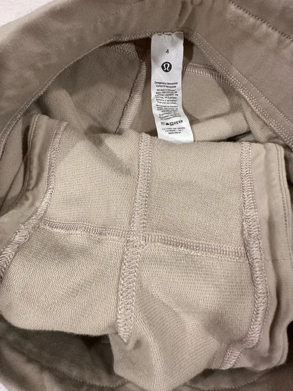 lululemon inner glow short cotton blend mojave tan 4 W7BDRS - Image 7