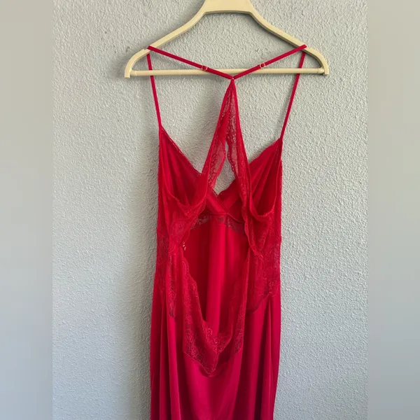 NWT Red Lace Long Nightgown Size‎ XXL - Image 5