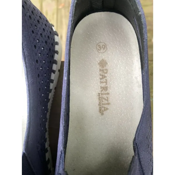 PATRIZIA Women's Surfie Navy Suede Cut Outs Slip-On Shoes EU 39 US 8.5 - Image 14