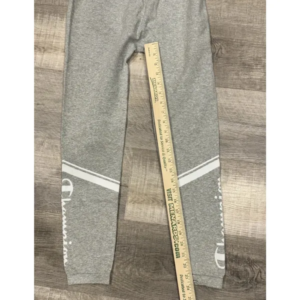 Champion Oxford Gray /White Seamless Leggings With Logo On Legs Womens Large NWT - Image 2