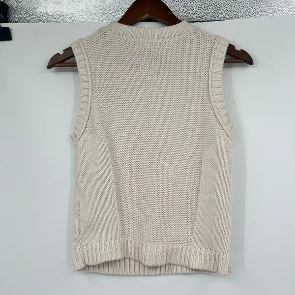 Anthropologie Maeve Linen Blend Icon Sweater Tank Top popsicle summer size XS - Image 3