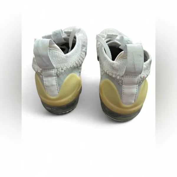 Nike Air Vapormax 2021 Flyknit Phantom-Metallic Sneakers - Image 4