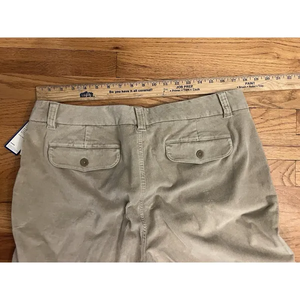 Dockers favorite fit midrise boot cut corduroy cargo 16 Tan NWT‎ Vtg Deadstock - Image 6