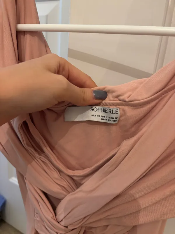 Sophie Rue Pink off the shoulder bodysuit - Image 4
