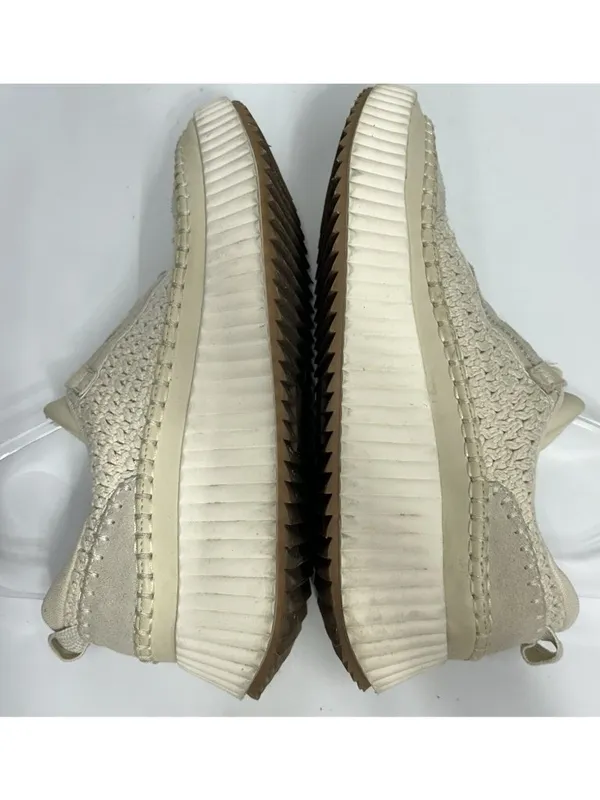 Dolce Vita Dolen Platform Sneakers Womens Size 9.5 Ivory Low Top Lace-Up Casual - Image 7