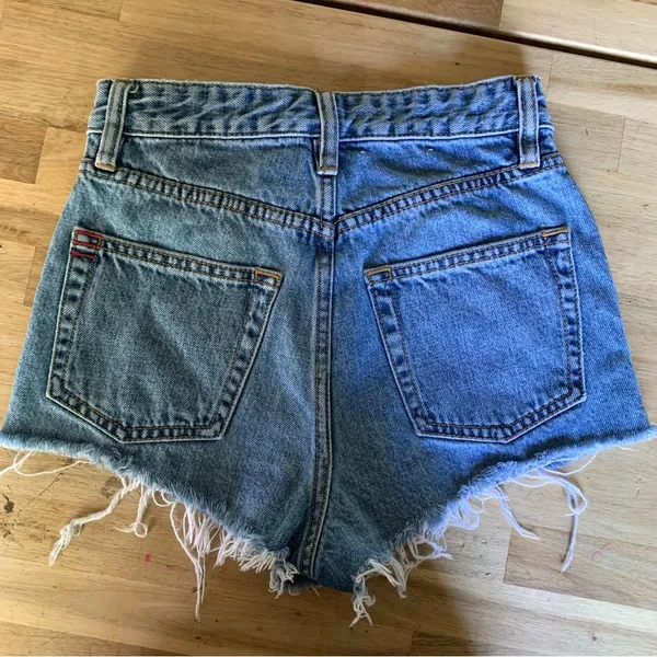 BDG Cheeky Super High Rise Denim Shorts 24W - Image 3