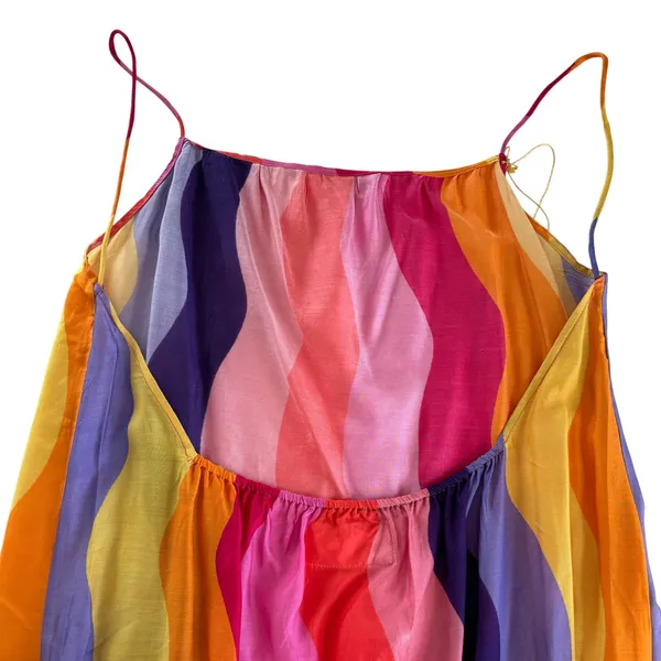 Sundress Grace Capri Multicolor Rainbow Long Maxi Slip Dress Women’s Size M/L - Image 8