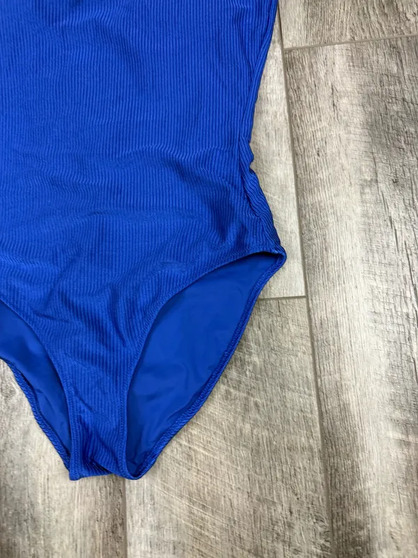 Aerie Blue Ribbed One Piece Swimsuit - Image 11