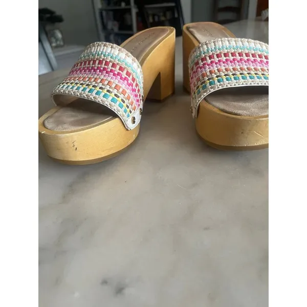 VERONICA BEARD Hannalee Woven Clog Mules - Image 13