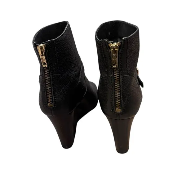 J.Crew Emmett Wedge Ankle Boots in black 8 - Image 5