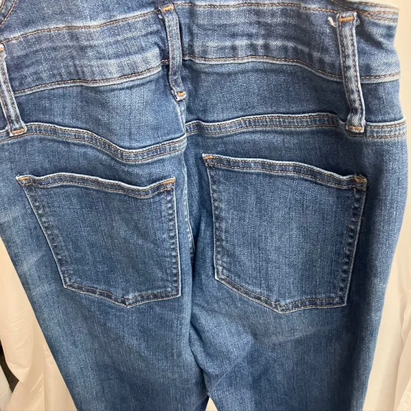 Madewell Denim Overalls‎ Women's Size S Light Wash Stretch Skinny Jeans - Image 7