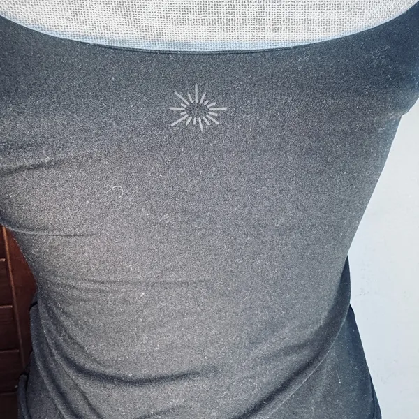 Aerie Offline Brami Crop Tank Top Black cami removable padding sports bra S - Image 4