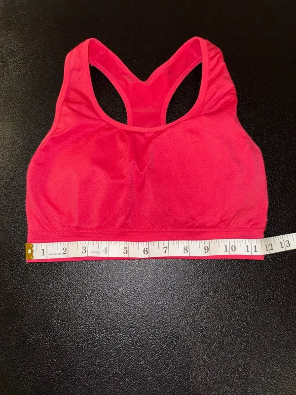 Nautica Sports Bra Size L Pink Seamless Racerback - Image 4