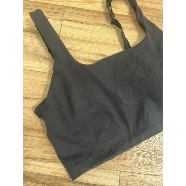 Aerie Offline‎ Wm Med The Hugger Black Athleisure Top Workout Sport Preppy - Image 3