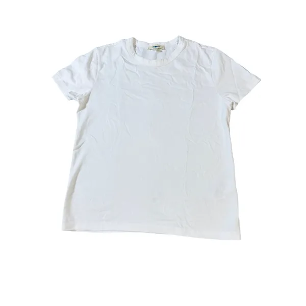 NWT Madewell The Perfect Crewneck Tee in Cotton Eyelet White‎ Size XXS Causal - Image 3