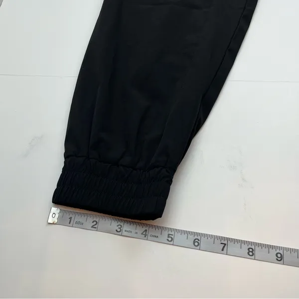 Halara Women High Waisted Elastic Waistband Jogger Pant Black‎ Medium Petite NEW - Image 9