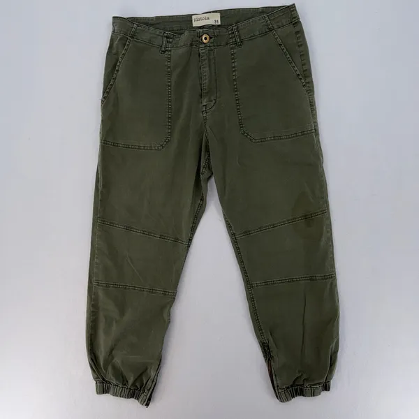 Pistola Olive Green Utility Jogger Cargo Pants Ankle Zip Size 31 - Image 2
