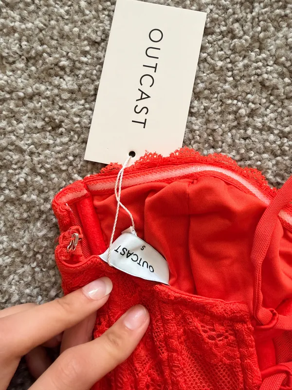 Generation Outcast Clothing NWT Red Corset Mini Dress - Image 3