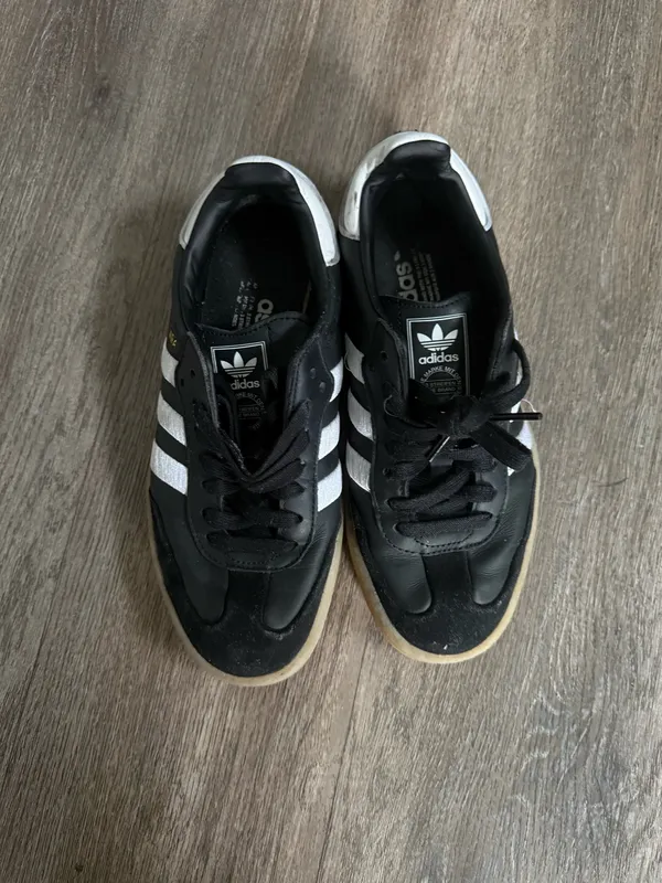 Adidas Women’s Samba Shoes Black 8 - Image 6