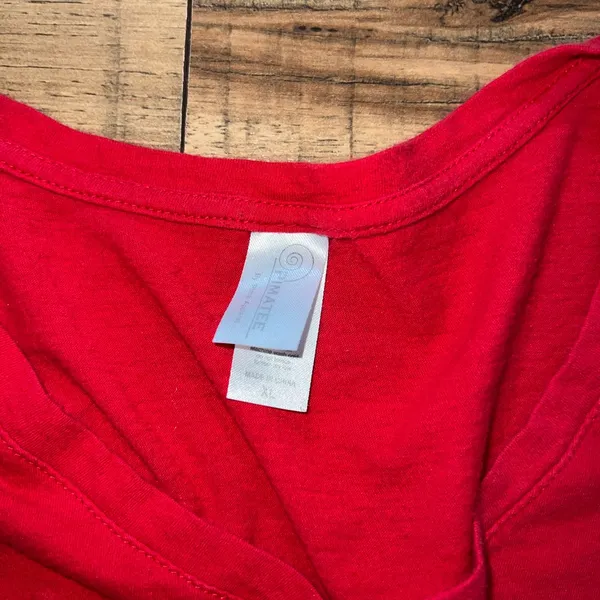 ohio state buckeyes cropped tee 106 Red Size XL - Image 3