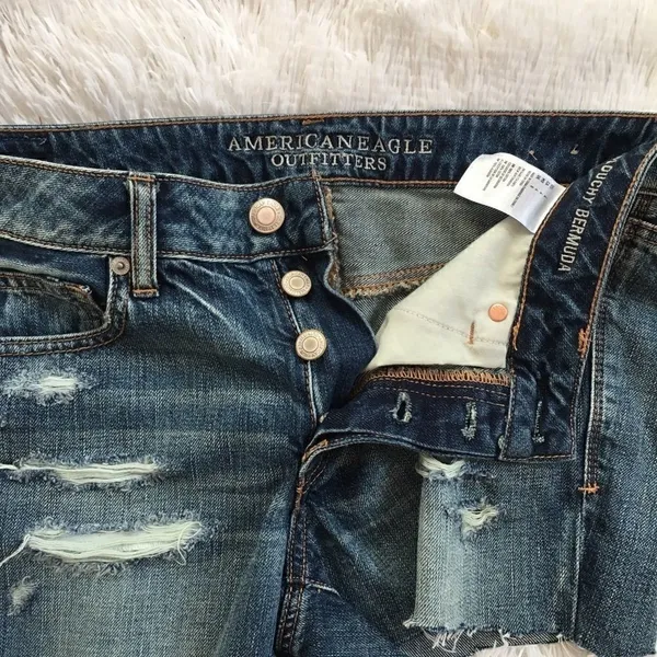 American Eagle 🦅 High waist button up cut shorts‎ - Image 2