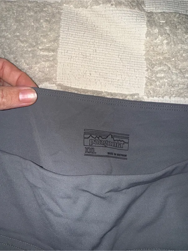 Patagonia Women's Happy Hike Studio Pants in Noble Grey XXL - Image 4