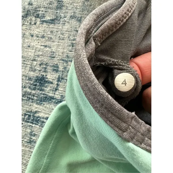 Lululemon Inspiration Tank Toothpaste Mint Green / Heathered Slate Gray 4 - Image 3
