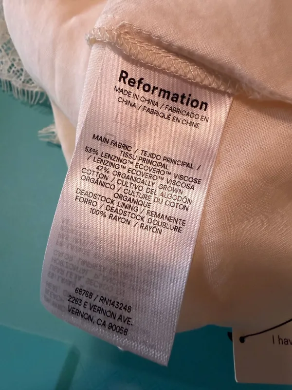 Reformation Cleodora Dress Size 4 - Image 6