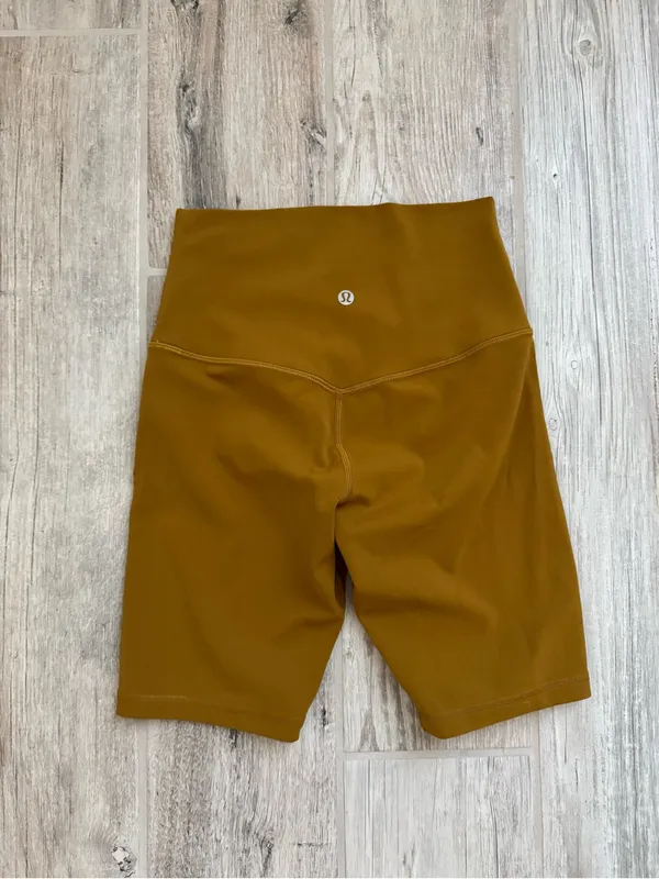 Lululemon Align Short 8" Gold Spice Size 4 NWOT - Image 8