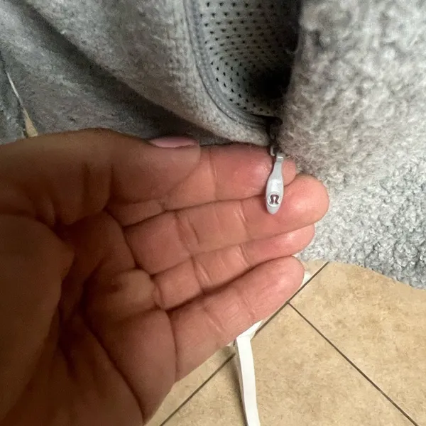 Lululemon Stand Out Sherpa Jacket Heathered Core Light Grey / Silver Drop - Image 4