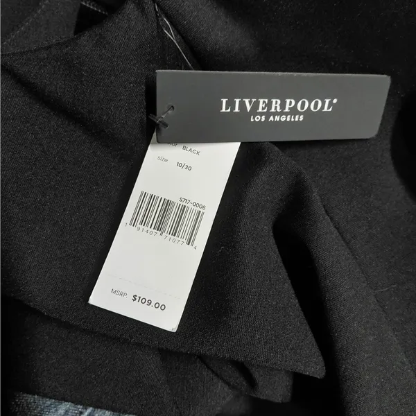 Liverpool Los Angeles Womens Sheath Cocktail Dress Size 10 Black Career Office - Image 8
