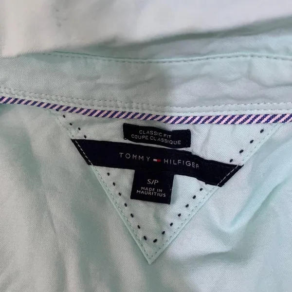 Tommy Hilfiger / S / Mint Button Up - Image 4
