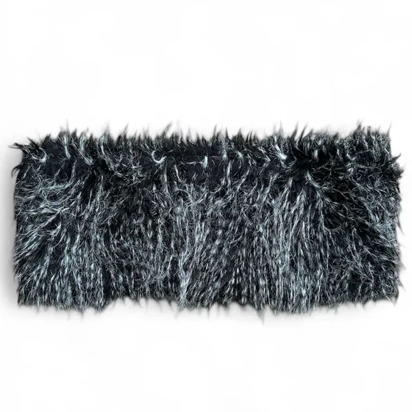 Leith Black Faux Fur Shawl Shrug New NWOT elegant wedding guest NYE formalwear - Image 2