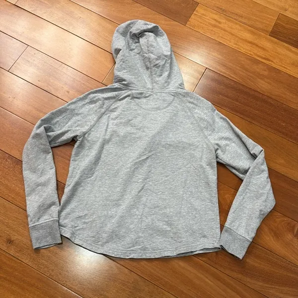 Patagonia Hoodie Womens Gray‎ Ahnya Henley Snap Pullover Sweatshirt S - Image 5