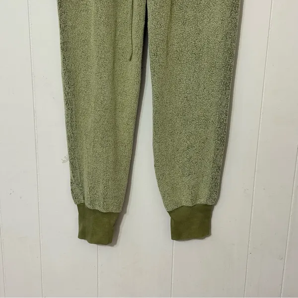 People of Leisure Green Joggers Size L Organic Cozy Lounge Sweatpants - Image 4