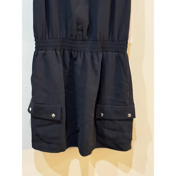 Amanda Uprichard Cargo Dress Black‎ Size P Black Athlesiure Casual - Image 5