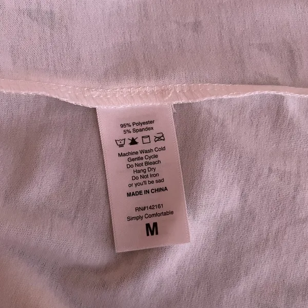 Lularoe Women M White Gray Sailboat Charlie Blouse Button Front Collar Dolman - Image 6